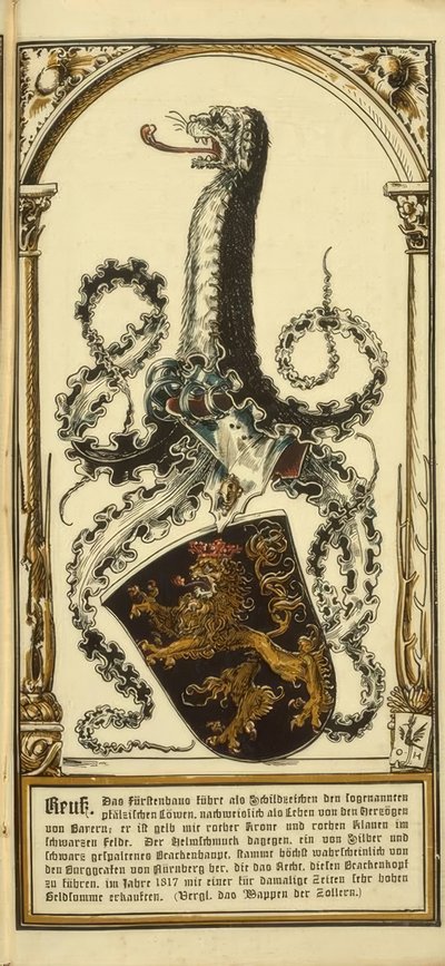 The Ancestral Coats of Arms of the German Princely Houses: Reuss by Otto Hupp
