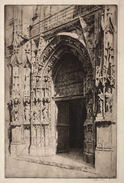 Portal Central, St. Merri Church, Paris by Otto J. Schneider