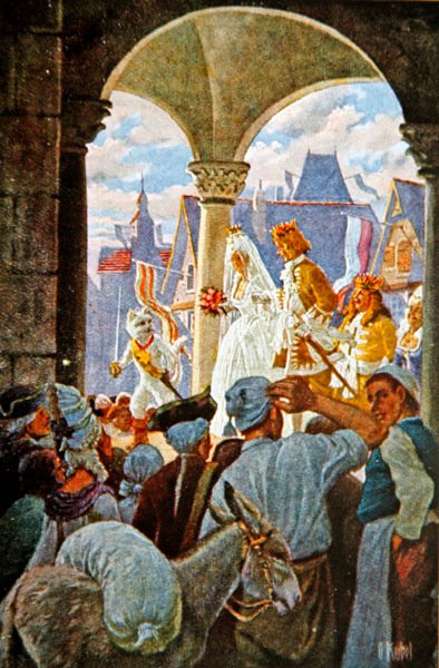 The Marriage of the Marquis of Carabas and the Princess by Otto Kubel