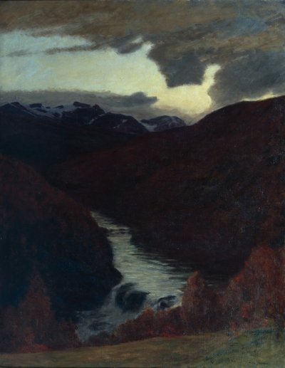 Autumn in the Mountains, c.1890 by Otto Ludvig Sinding