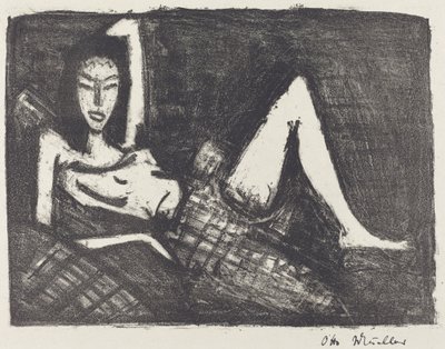 Girl on a Couch by Otto Müller