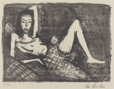 Girl on a Couch by Otto Müller