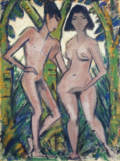 Adam and Eve by Otto Muller or Mueller