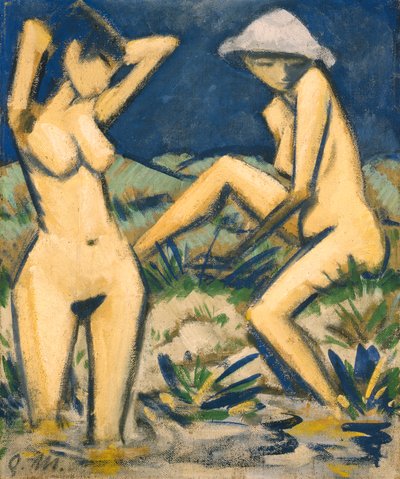 Bathers, c.1920 by Otto Mueller