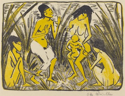 Finding of Moses by Otto Mueller