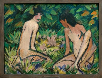Young Girls in Nature by Otto Mueller