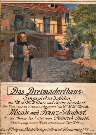 Berte, Dreimäderlhaus / Sheet Music 1916 by Otto Robert Nowak