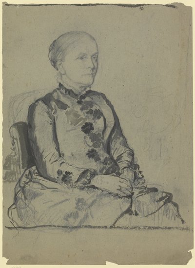 Portrait of Amalie Scholderer, the Artist