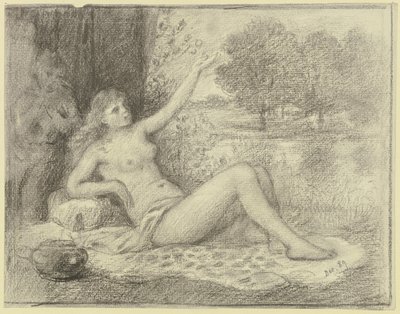 Danae by Otto Scholderer