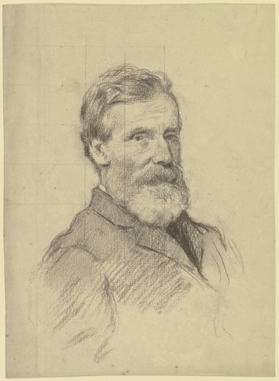Portrait of Dr. George Bird (?) by Otto Scholderer