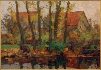 Houses in Gossfelden by Otto Ubbelohde