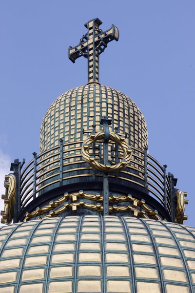 The church of St Leopold, Vienna, Austria by Otto Wagner