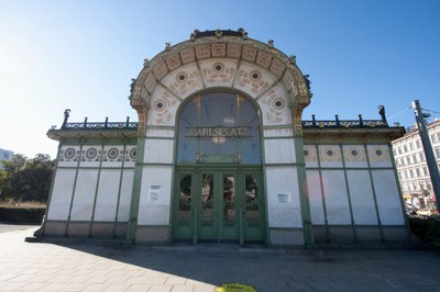Karlsplatz Stadtbahn Station Designed by Otto Wagner, Vienna, Austria by Otto Wagner