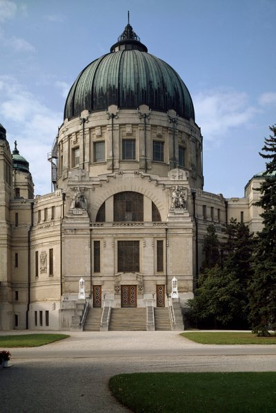 View of the family tomb by Otto Wagner by Otto Wagner