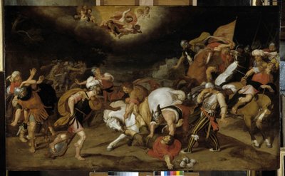 The Conversion of St. Paul on the Road to Damascus in 42 AD by Otto van Veen