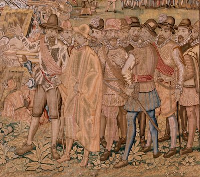 Triumphs and battles of Archduke Albert. The capture of the town of Hulst. Seventh tapestry in the series by Otto van Veen