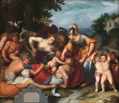 Gemeine Jeuchts Beeldt. Allegory of the Temptations of Youth by Otto van Veen