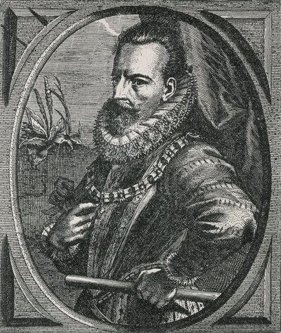 Portrait of the Condottiere Alexander Farnese, Duke of Parma, Governor of the Low Countries (engraving) by Otto van Veen