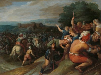 The Batavians Surround the Romans at Vetera (one of a series of twelve on the Insurrection of the Batavians against the Romans) by Otto van Veen