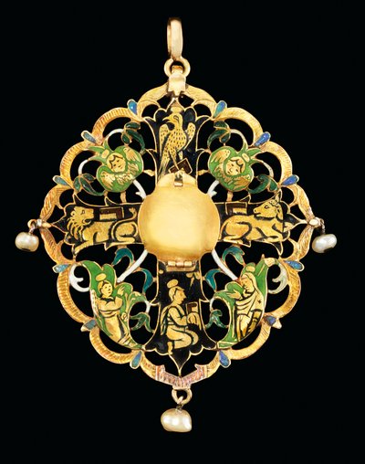 Armenian Gemset and Enamelled Reliquary by Ottoman School