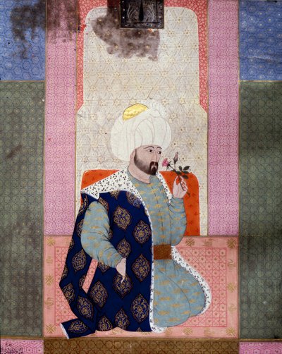 Portrait of Ottoman Sultan Mehmet Celebi I by Ottoman School