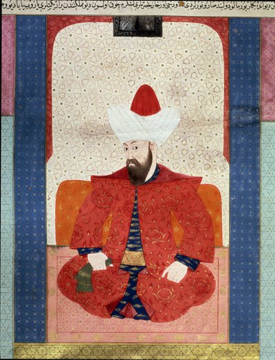 Portrait of the Sultan of the Ottoman Empire Orhan I by Ottoman School