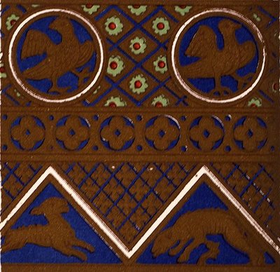 Byzantine Ornament from an enamelled casket from 