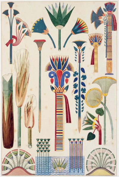 Egyptian Ornament, original illustration from 