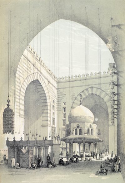 Interior of the Mosque of Sultan Hasan, in Cairo by Owen Jones