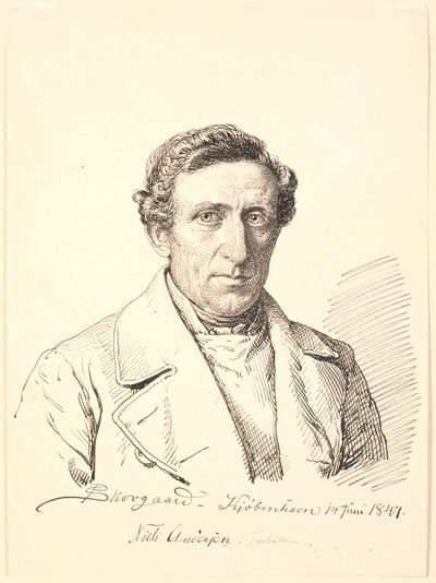 Portrait of Niels Andersen in Forballe by P.C. Skovgaard