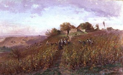 Vintage on the slopes of the Arve by P.E. Rischgitz