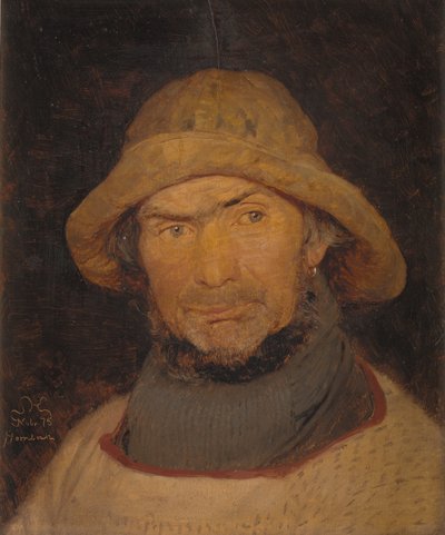 Portrait of a Fisherman from Hornbæk by Peder Severin Krøyer