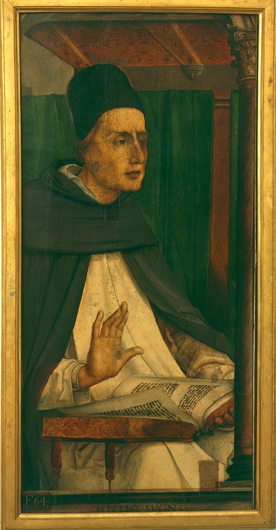 Albert the Great by P. (c.1450 1504) Joos van Gent and Berruguete