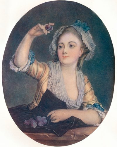 Les Prunes, c.18th Century by P Davesne