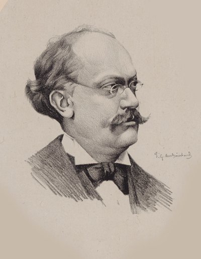 Portrait of the Composer Charles Lecocq by P. G. Archainbaud