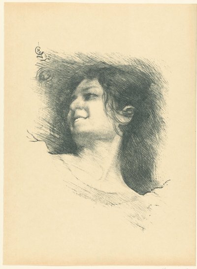 Head of a Laughing Woman (series title) by P. Lapierre