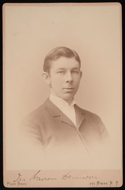 Portrait of Ira Warren Dennison by Pach Bros