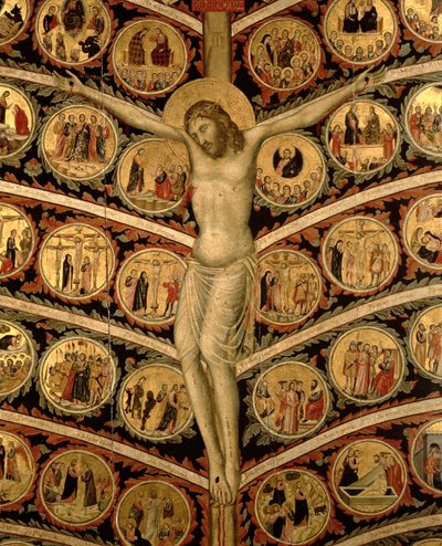 The Tree of Life (detail) by Pacino di Buonaguida