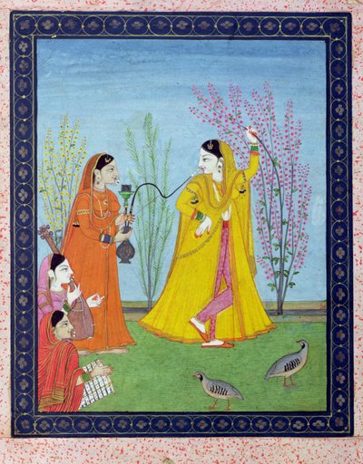The Beginning of Spring, from Chamba, Himachal Pradesh, c.1800 by Pahari School