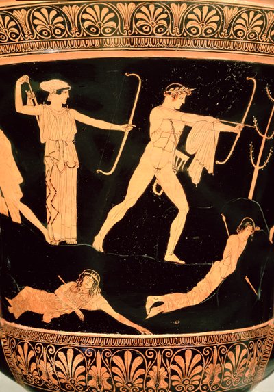 The Death of the Niobids (detail) by Painter Niobid