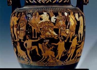 Attic Red-Figure Volute-Crater, (detail) by Painter Pronomos