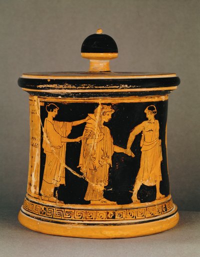 Wedding scene - perhaps the wedding of Peleus and Thetis by Painter of the Wedding Procession