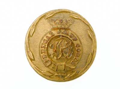 Button, Bengal Staff Corps, 1876-1891 by Pakistani School