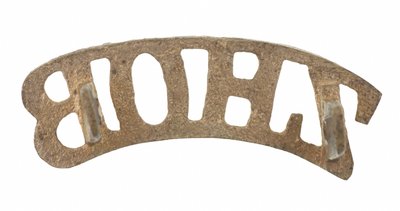 Shoulder title, Zhob Militia by Pakistani School