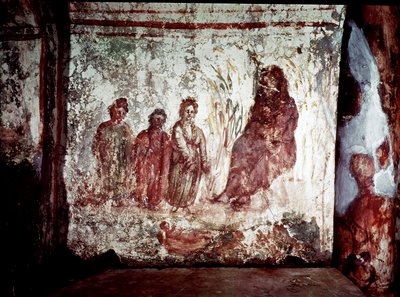Early Christian Art: Moses Rescued from the Water by Paleo Christian