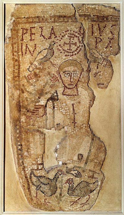 Representation of the Ascetic Monk Pelage by Paleo Christian Paleo Christian