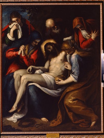 Pieta by Palma Il  Giovane