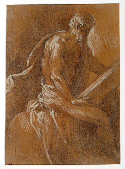 A saint reading by Palma Il Giovane