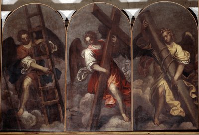 Angels Holding the Tools of the Passion by Palma Il Giovane