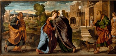 The Visitation by Palma Il Giovane